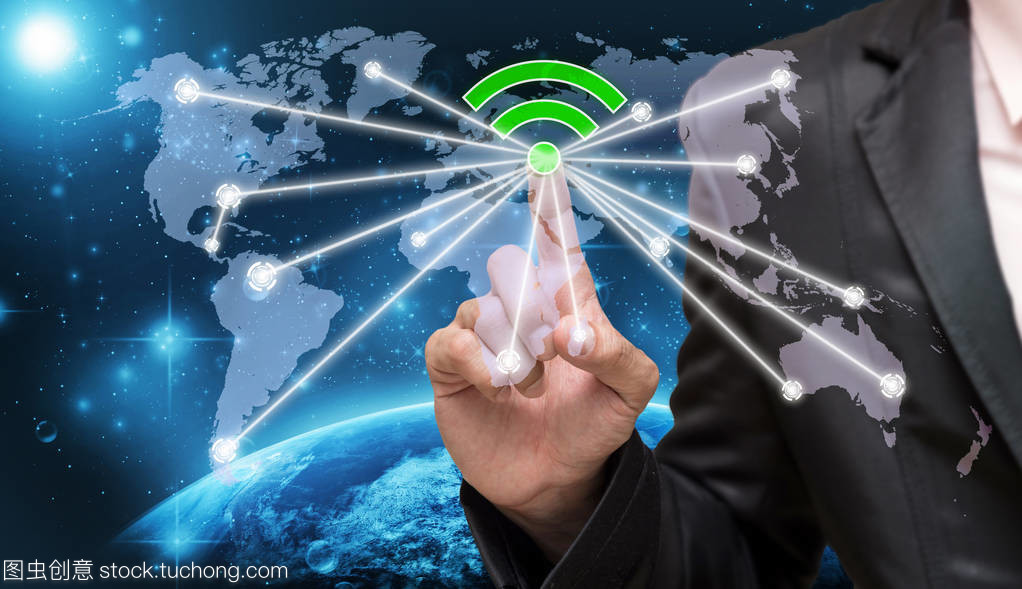 指尖互聯 商人如何通過WiFi圖標與網絡線構建商業橋梁